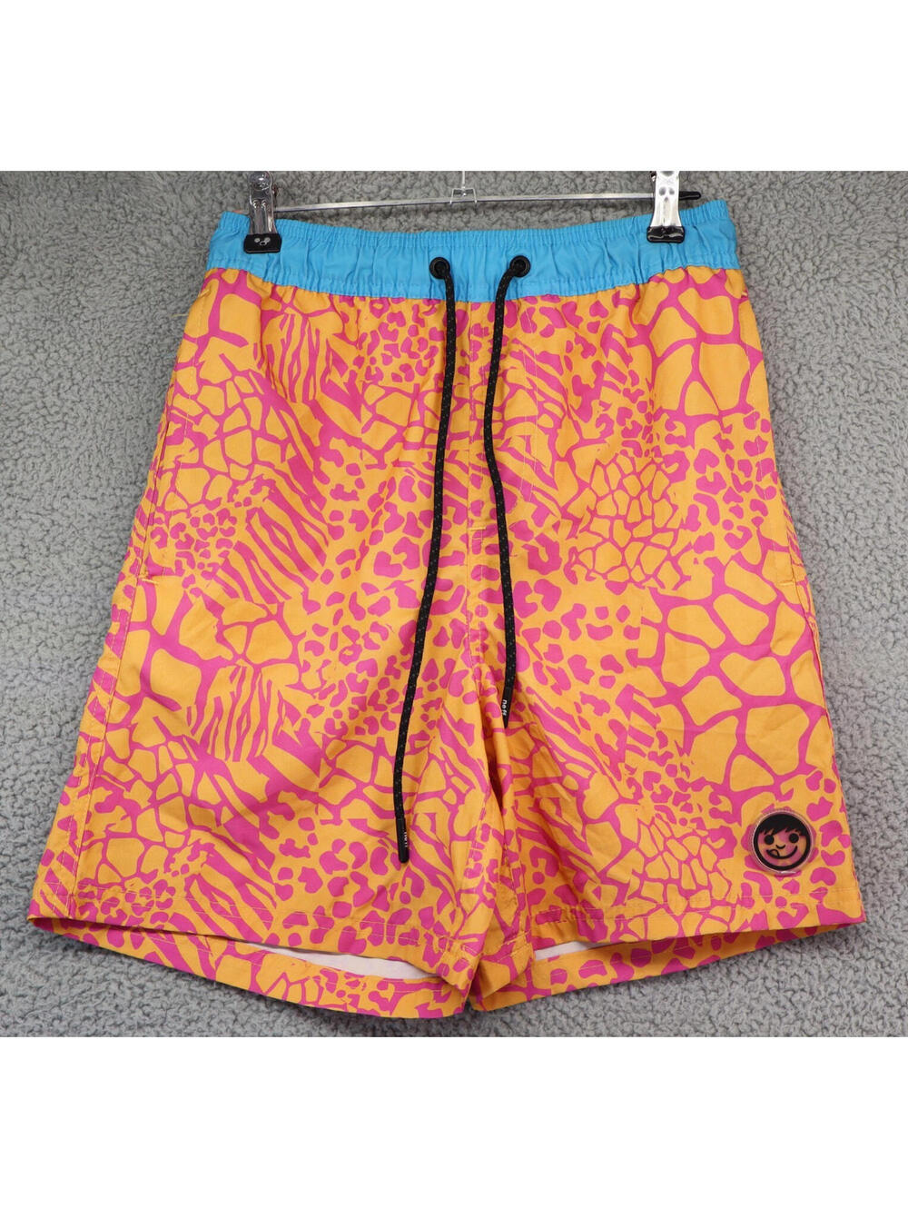 NEFF Board Swimsuit Trunks Board Shorts Men Small Orange